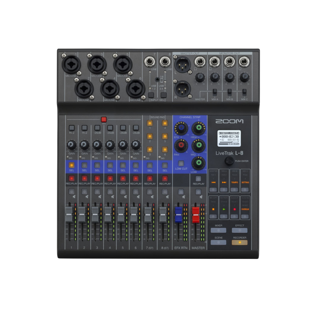 Zoom LiveTrak L-8